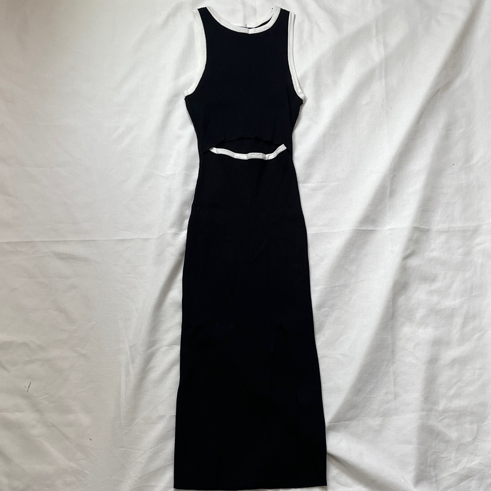 Black Sleeveless Cutout Dress